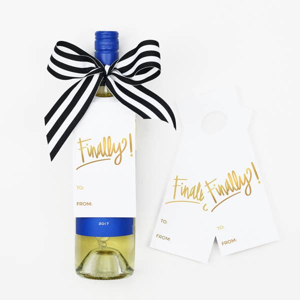 Finally Wine Tags - A Wine and Spirits Gift Kit