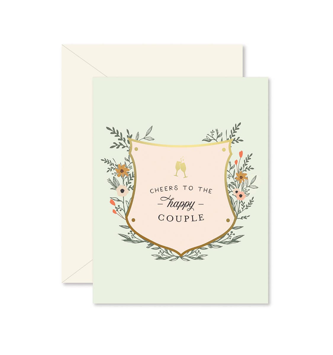 Ginger P. Designs - Cheers to the Happy Couple Greeting Card