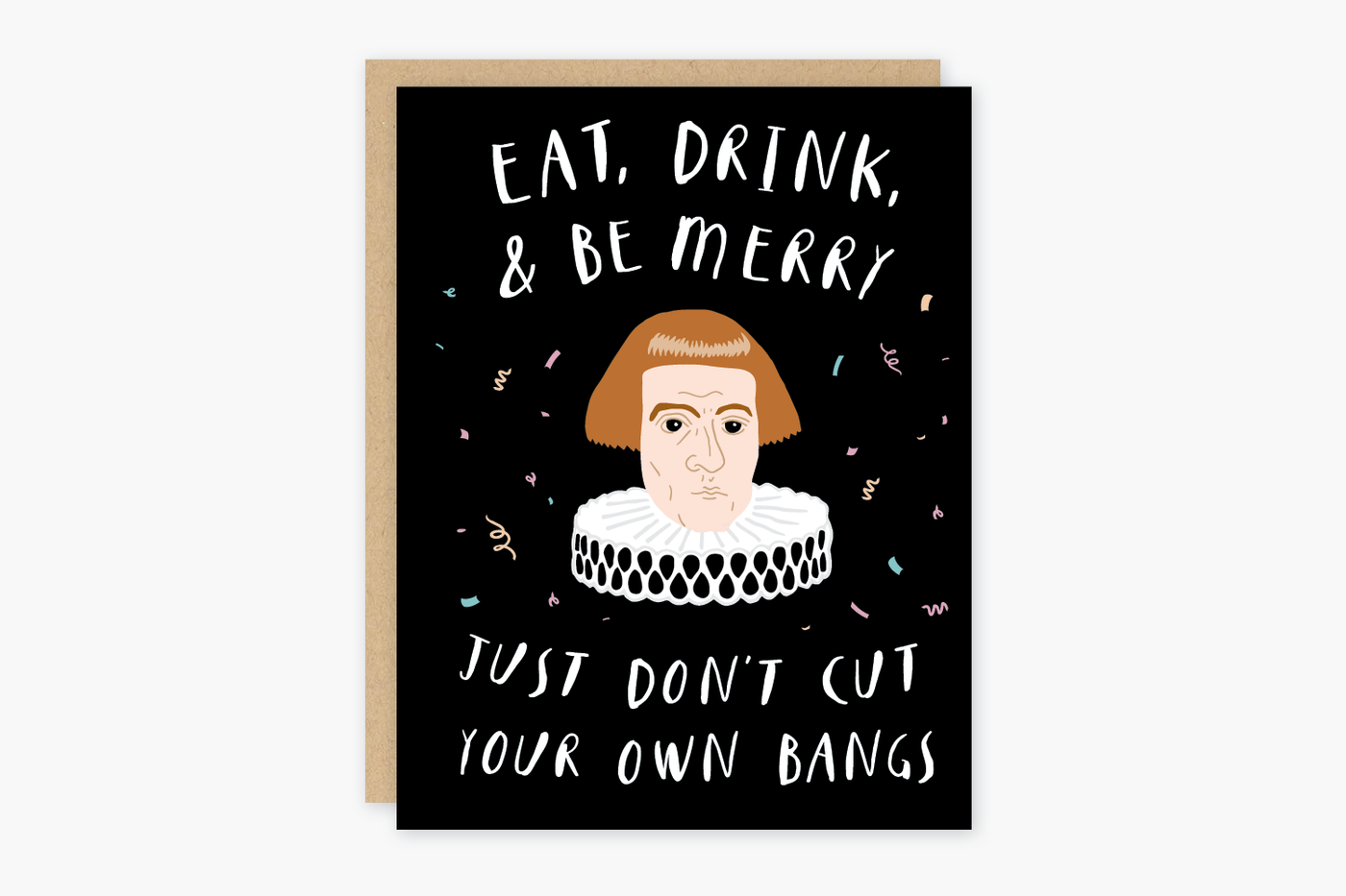 Party of One - Cut Your Own Bangs Birthday Card
