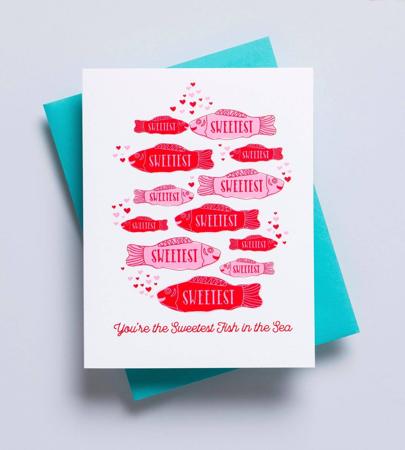 Sweetest Fish In The Sea - love, anniversary, greeting card