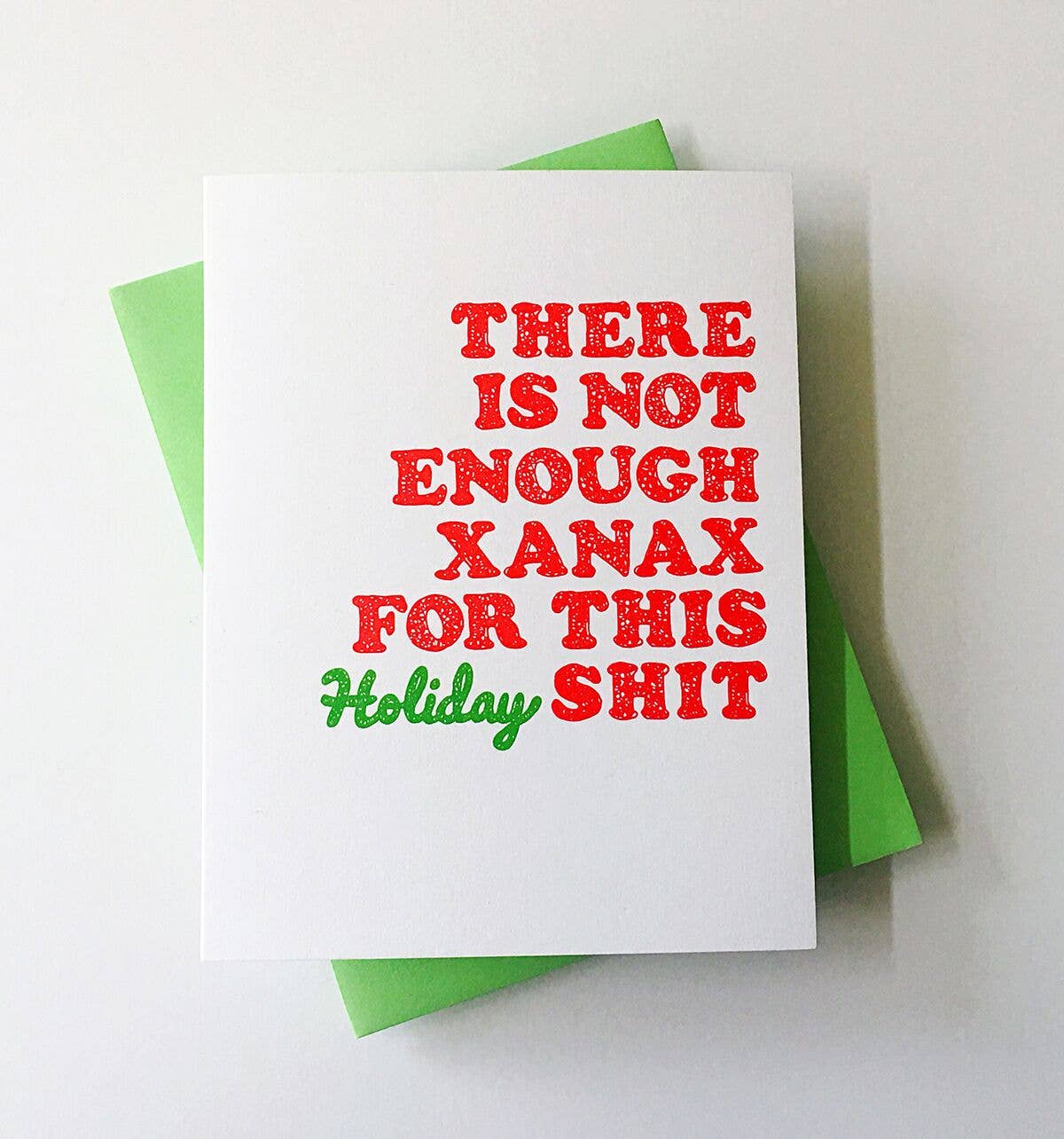 Xanax Holiday Card - Funny Christmas Card for Mom - Sassy