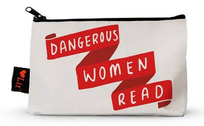 Dangerous Women Read Pencil Pouch with zipper