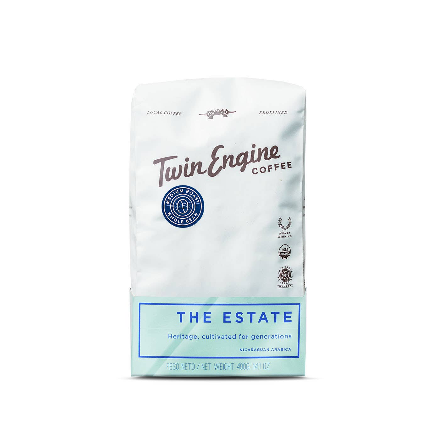 Twin Engine Coffee - The Estate From the Source Organic Fair / Medium, GRD