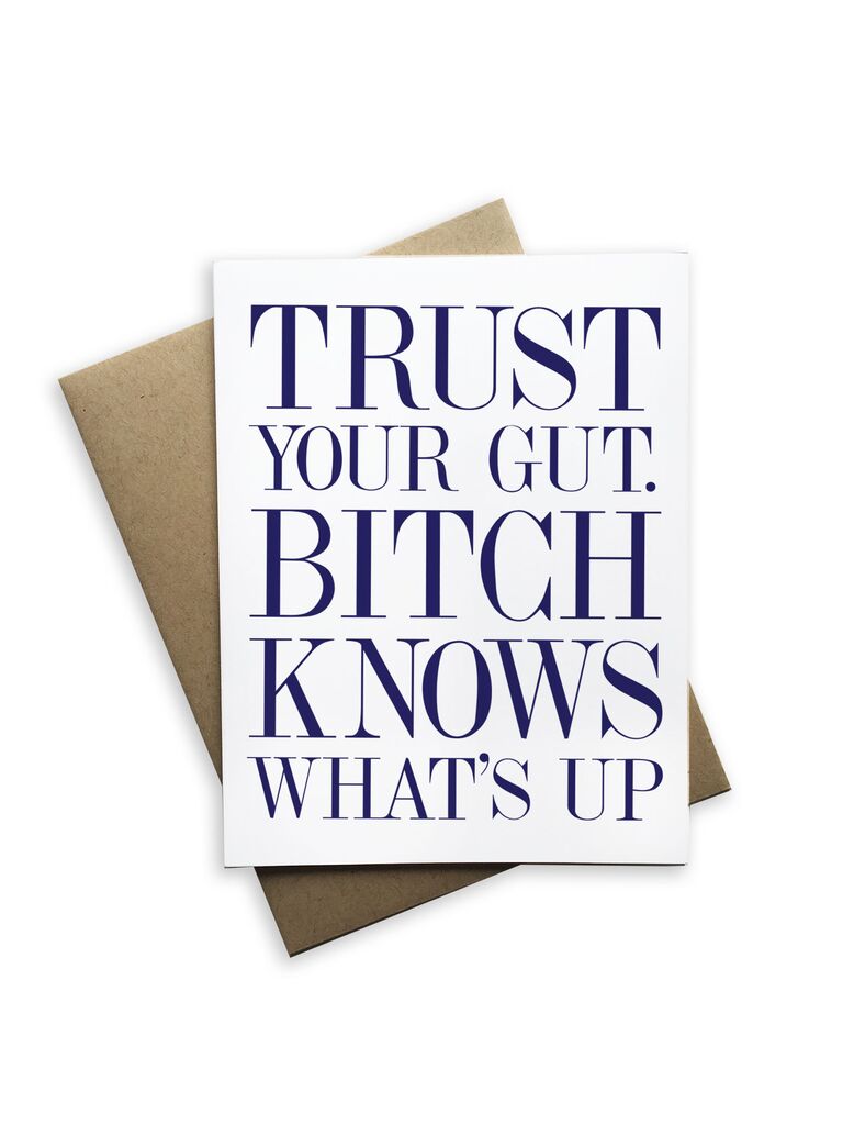 Trust Your Gut Notecard