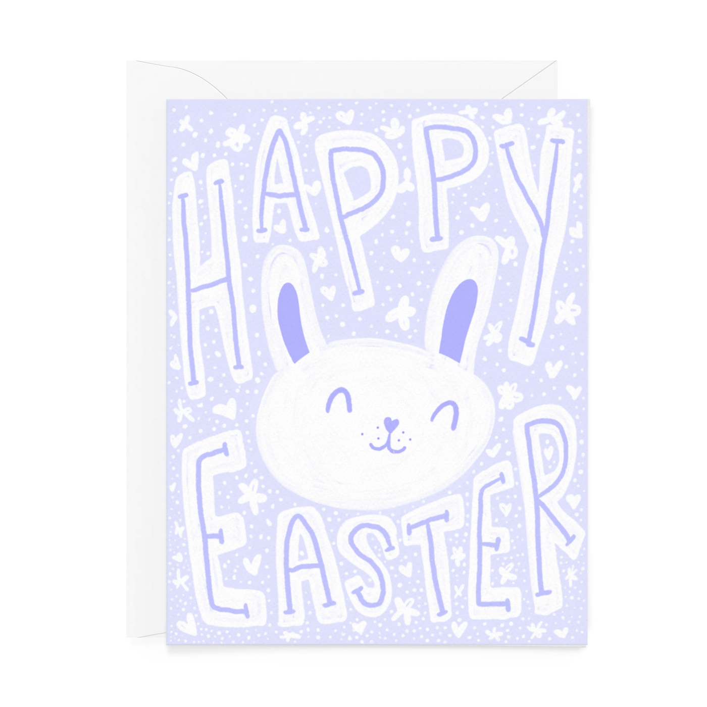 Easter Greeting Card - Kids Happy Easter Bunny