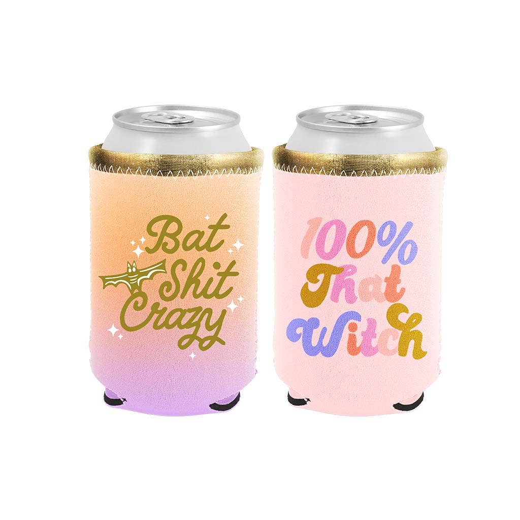 Bat Shit Crazy to 100% That Witch Reversible Can Cooler