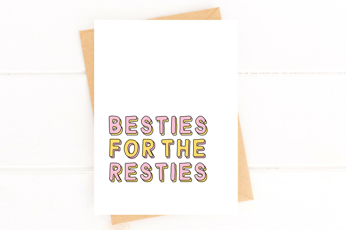 Five Dot Post - Besties for the Resties Galentine's Day Friendship Card