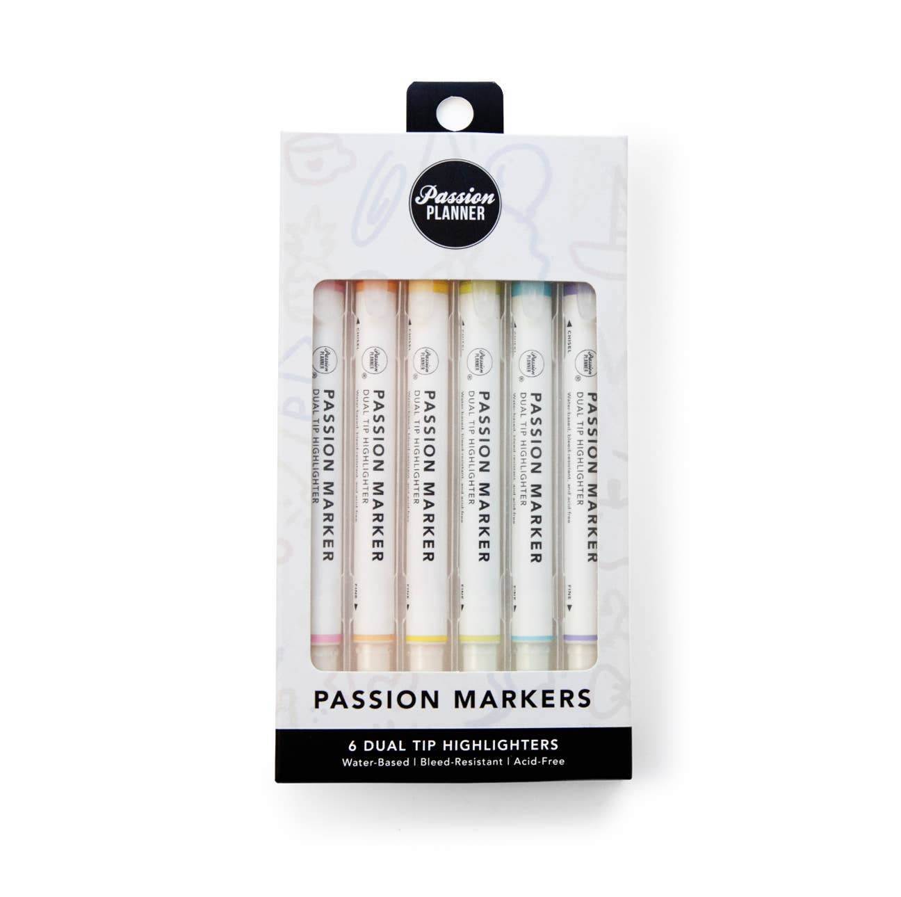 Passion Planner - Passion Markers (6-Pack)