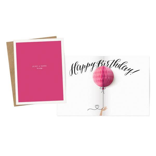 Inklings Paperie - Happy Birthday Balloon Pop-up Card
