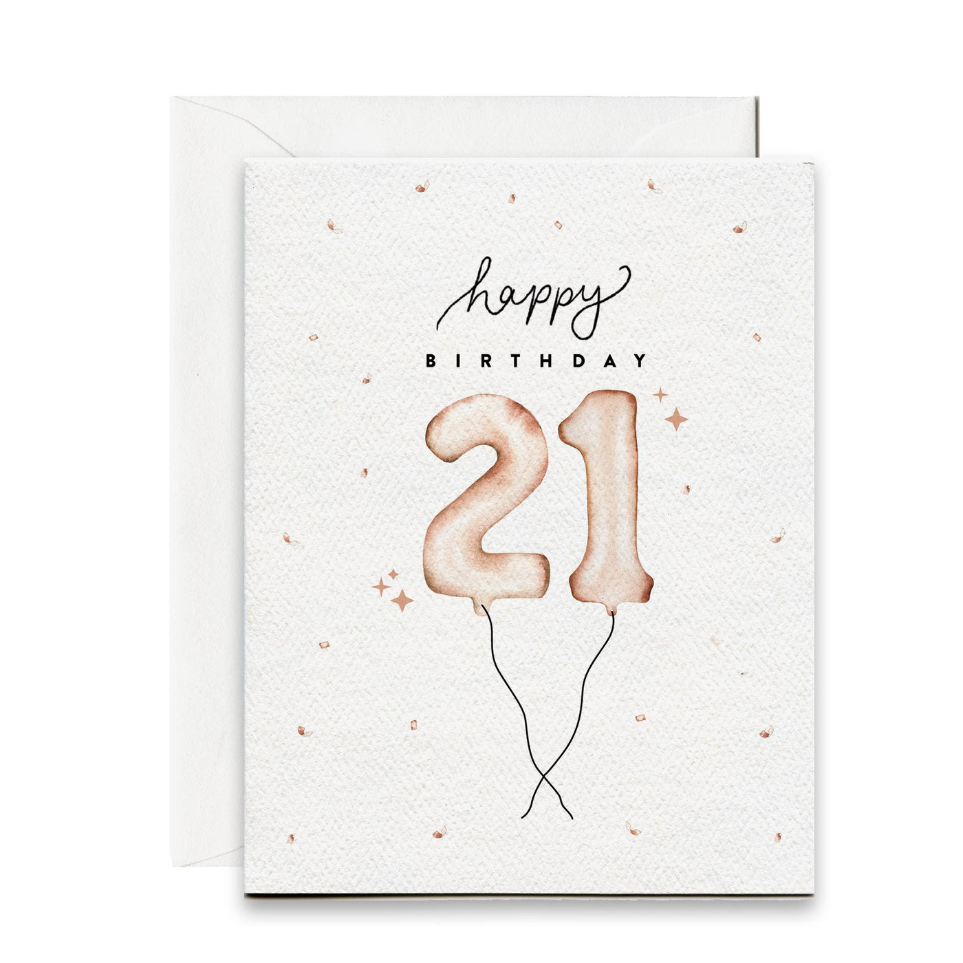 Pip & Cricket - Happy 21st Birthday Balloon Card