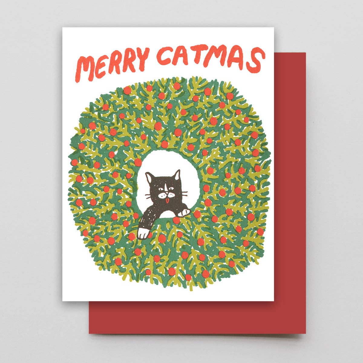 Merry Catmas: Single card