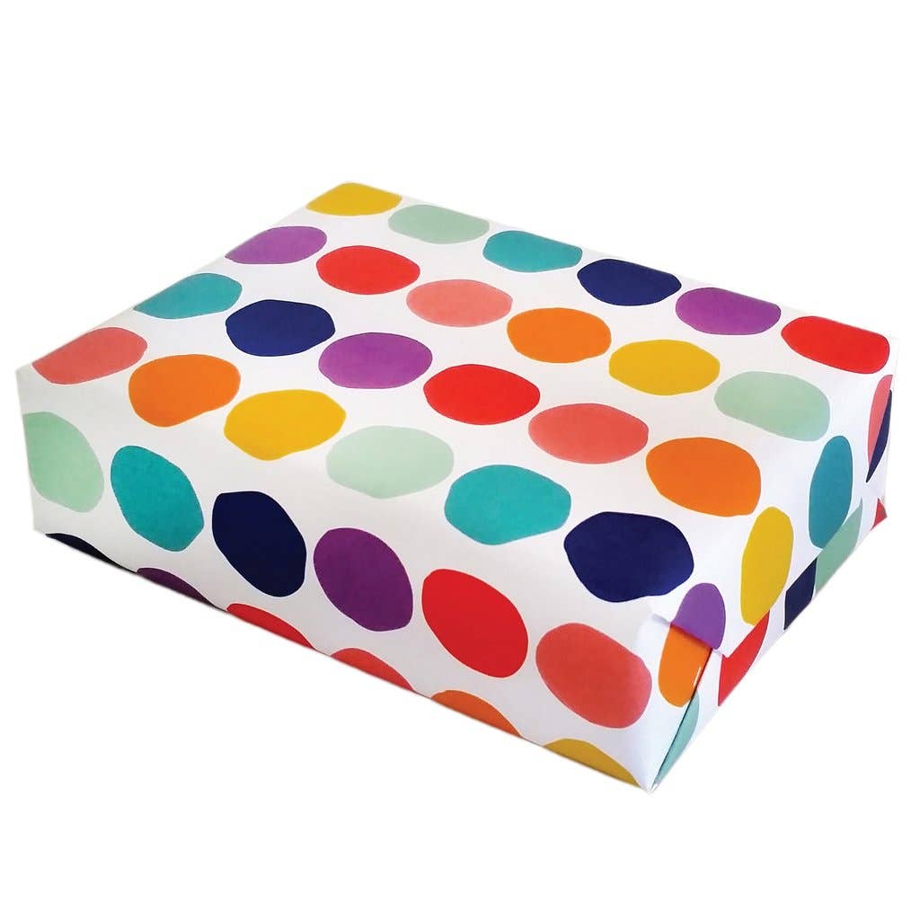 beve! - Rainbow Dot Gift Wrap