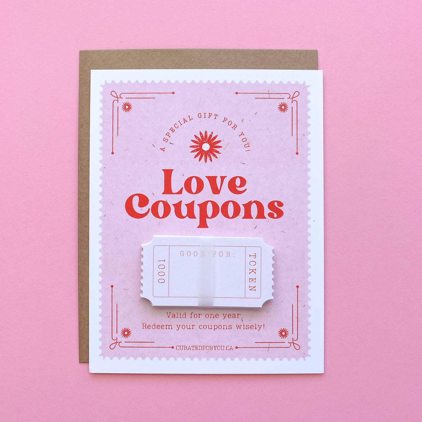 Retro Love Coupons / Tickets