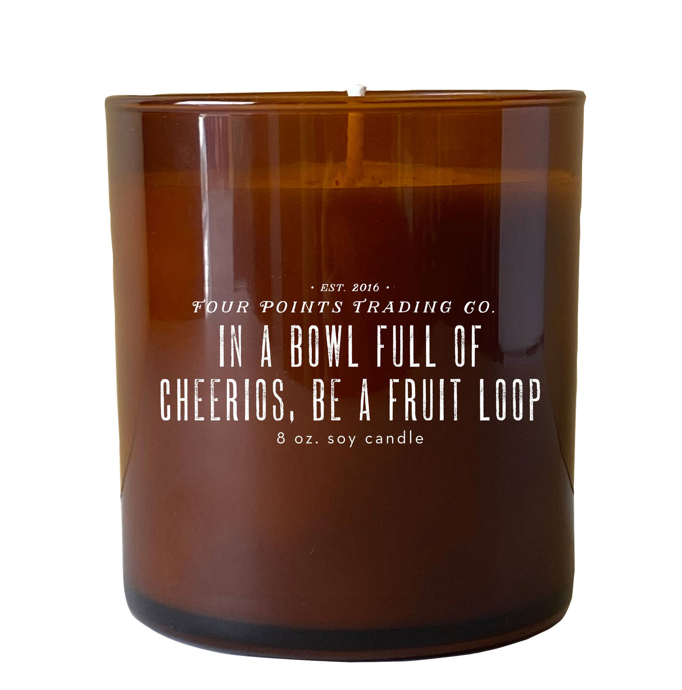 Four Points Trading Co - Scentiments: In A Bowl Full Of Cheerios 8 oz Soy Candle
