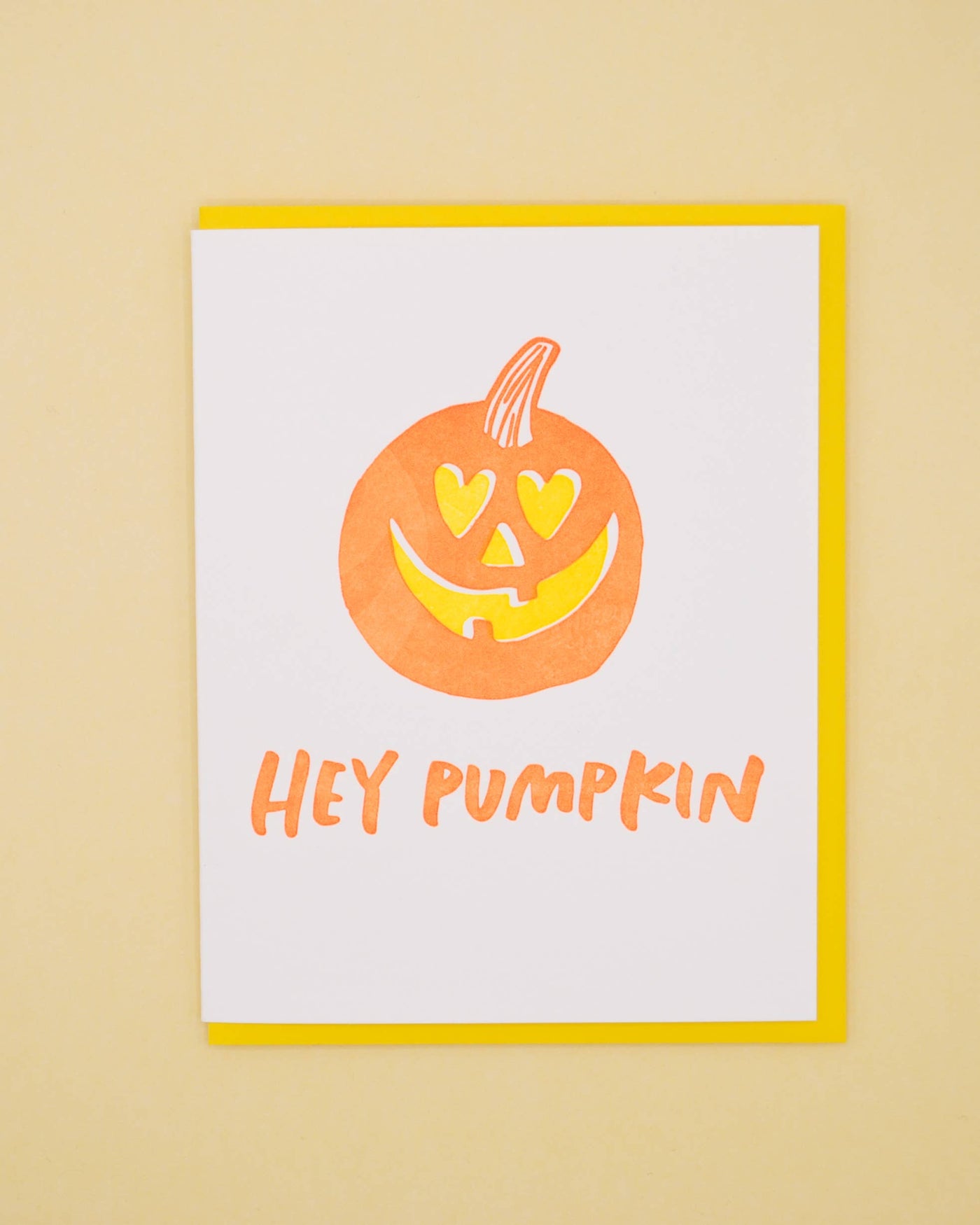 And Here We Are - Hey Pumpkin Card