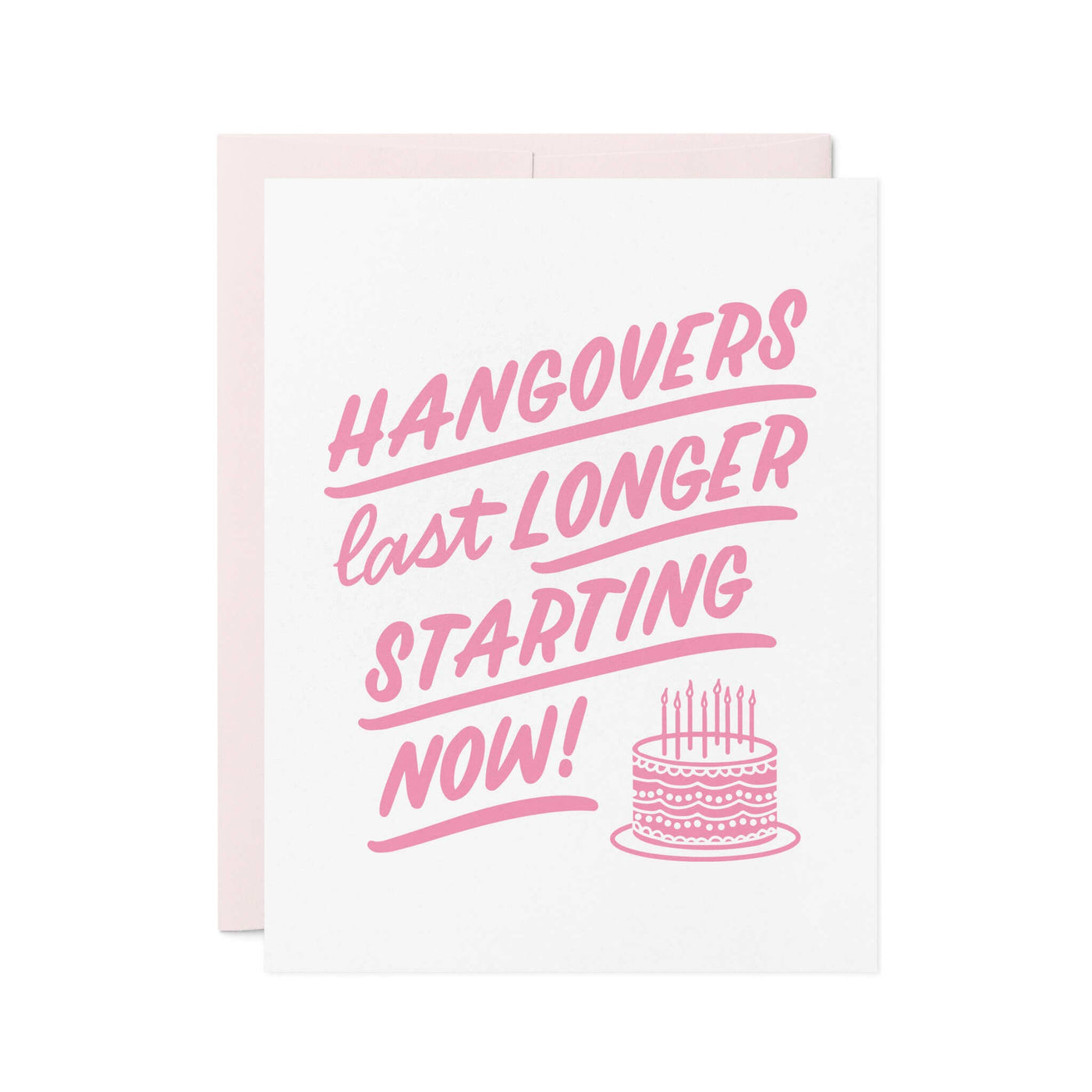 Friendly Fire Paper - Hangovers Birthday Card
