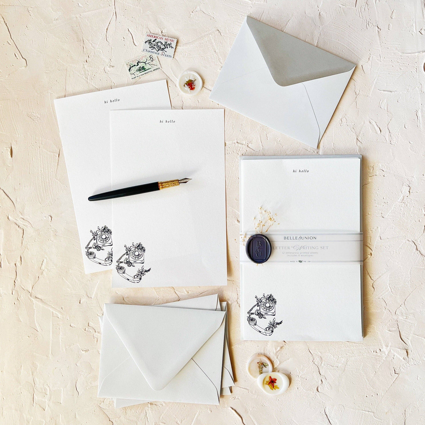 Hi Hello Letter Writing Kit – Tiramisu Paperie
