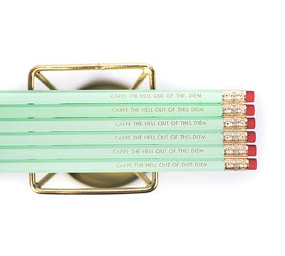 Carpe The Hell Out of This Diem Pencils