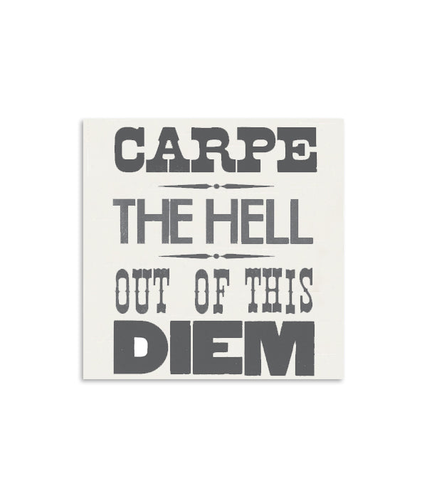 Carpe The Hell Out Of This Diem Mini Notecard