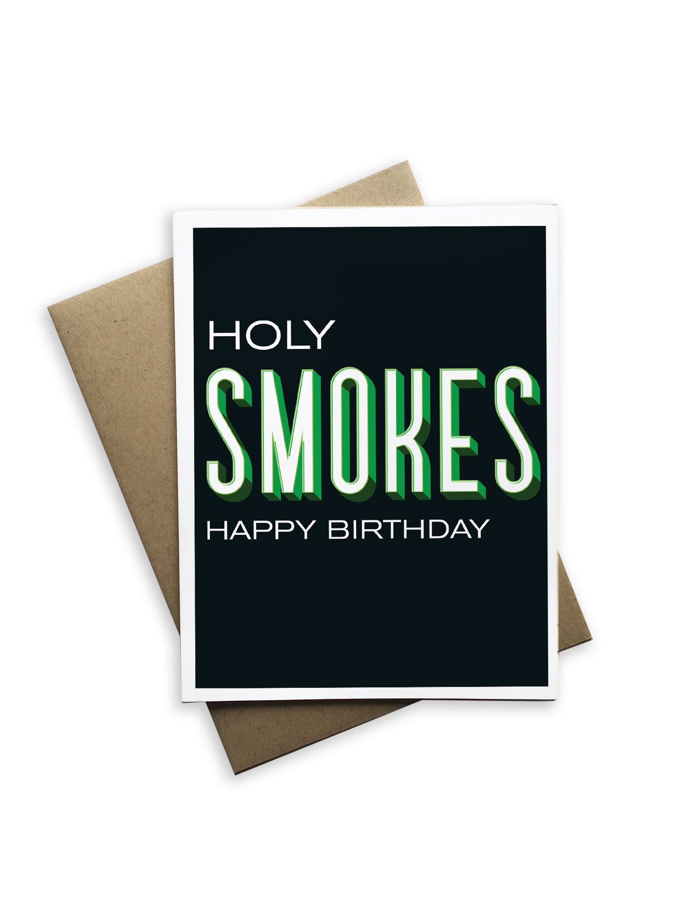 Holy Smokes, Happy Birthday Notecard