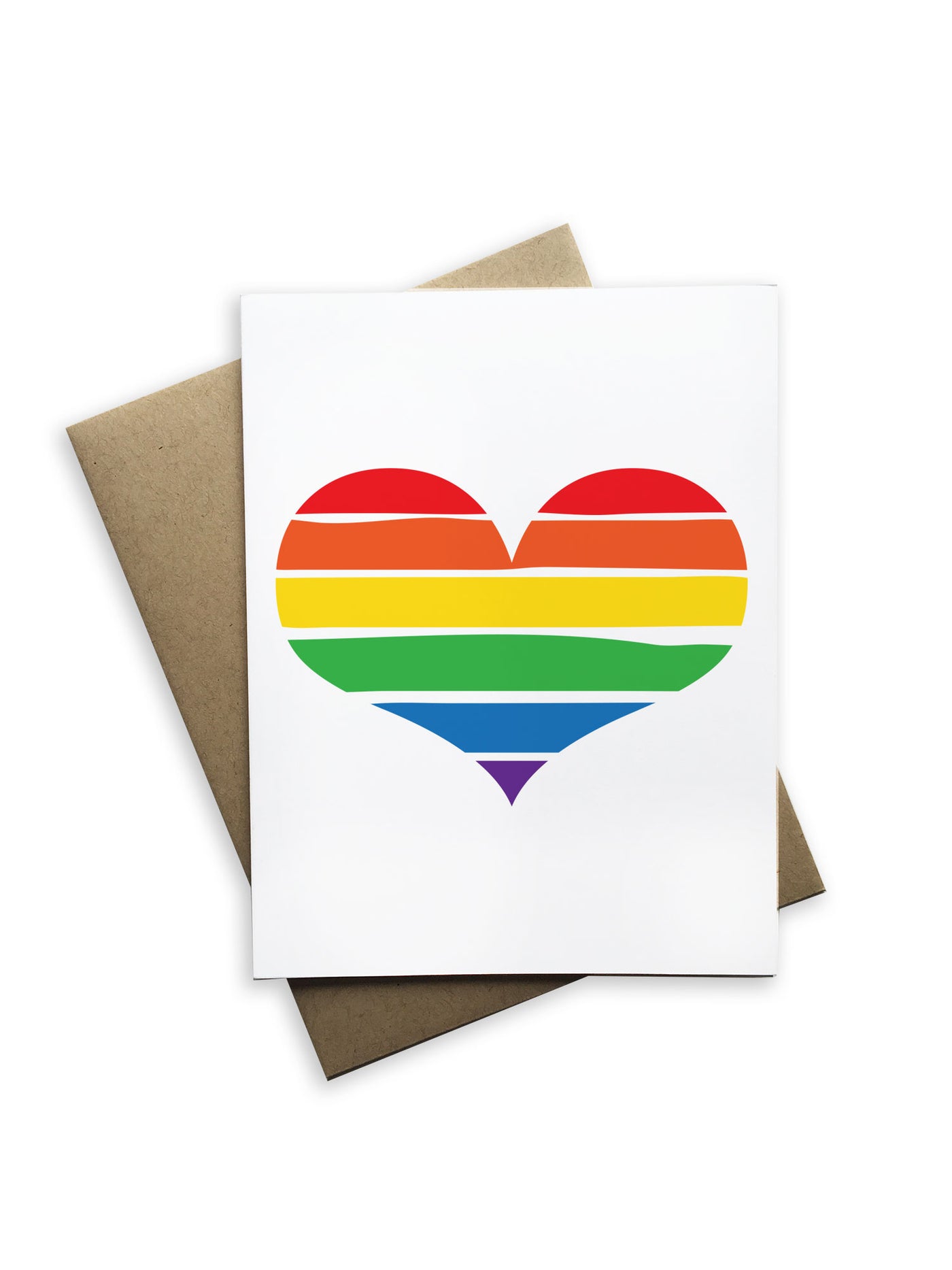 Rainbow Heart Notecard