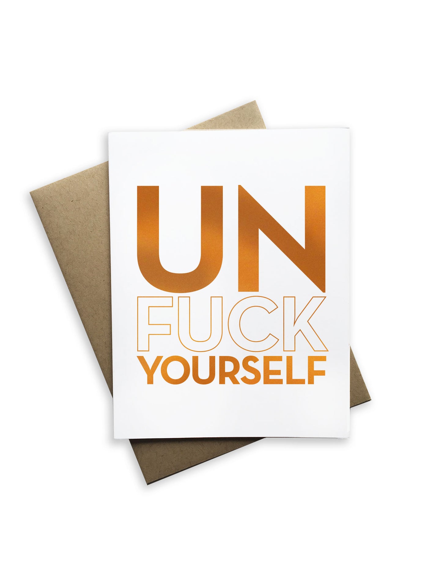 Unfuck Yourself Notecard