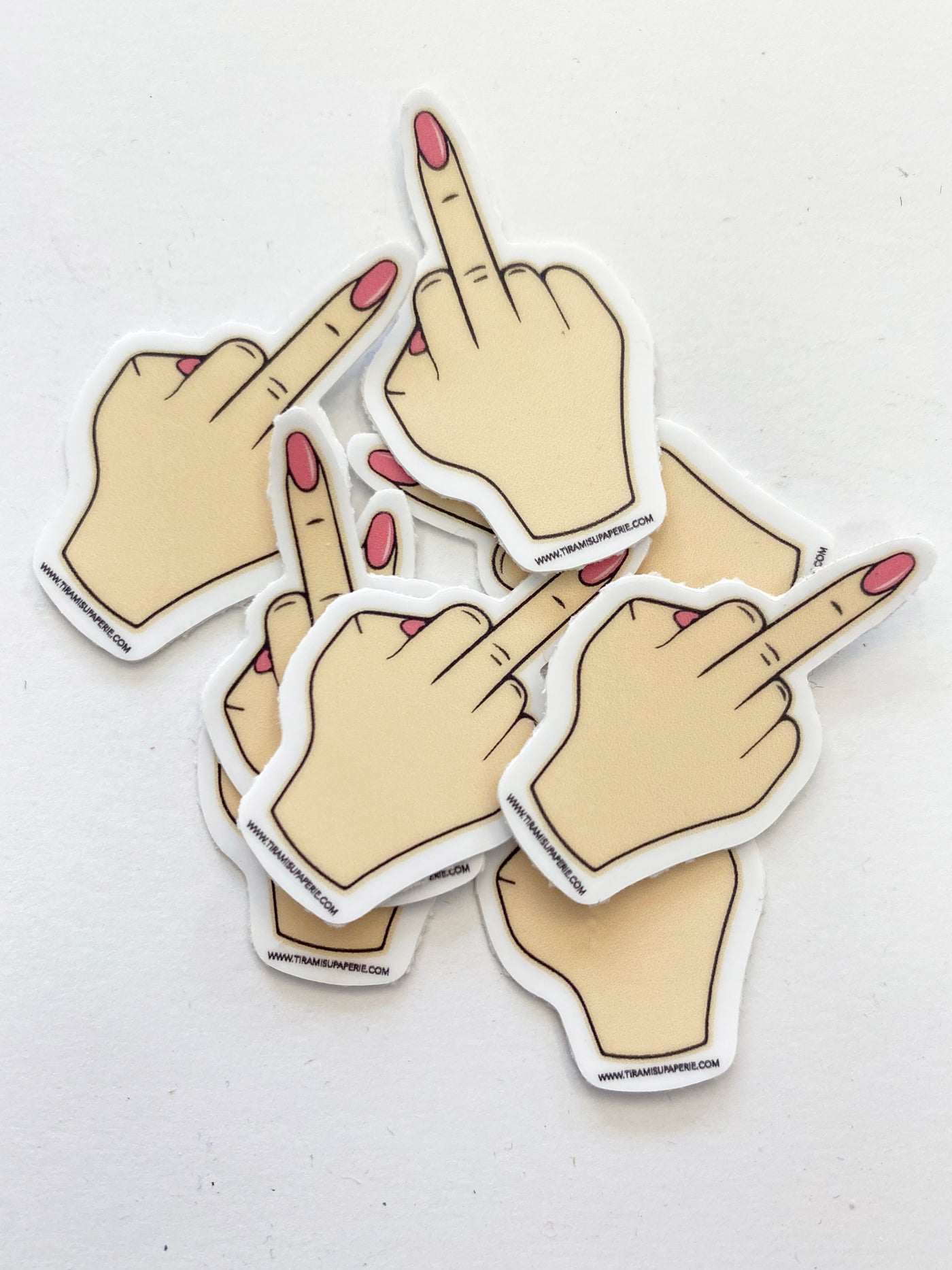 Middle Finger Sealing Stickers