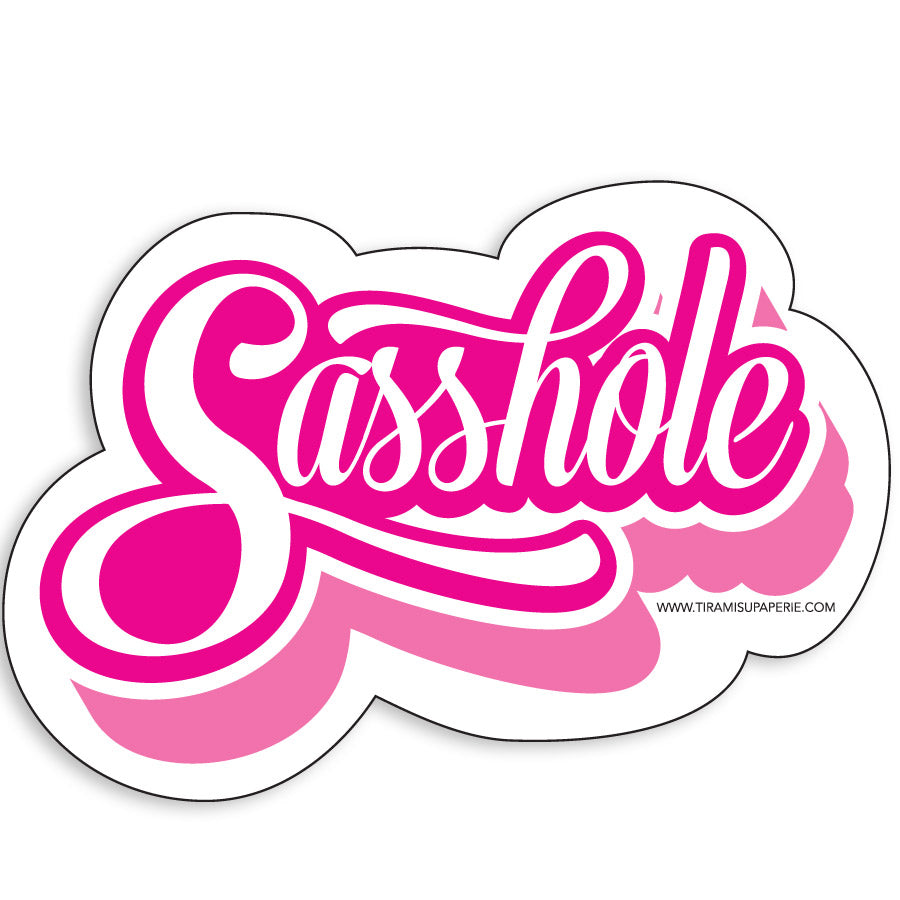Sasshole 3" Vinyl Sticker