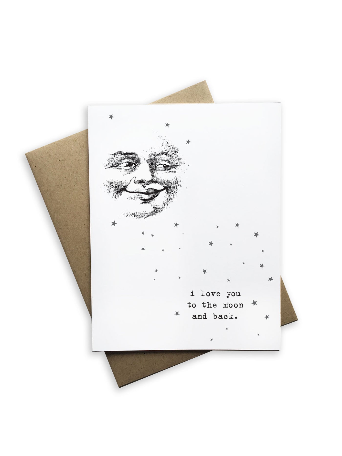 I Love You To The Moon & Back Notecard