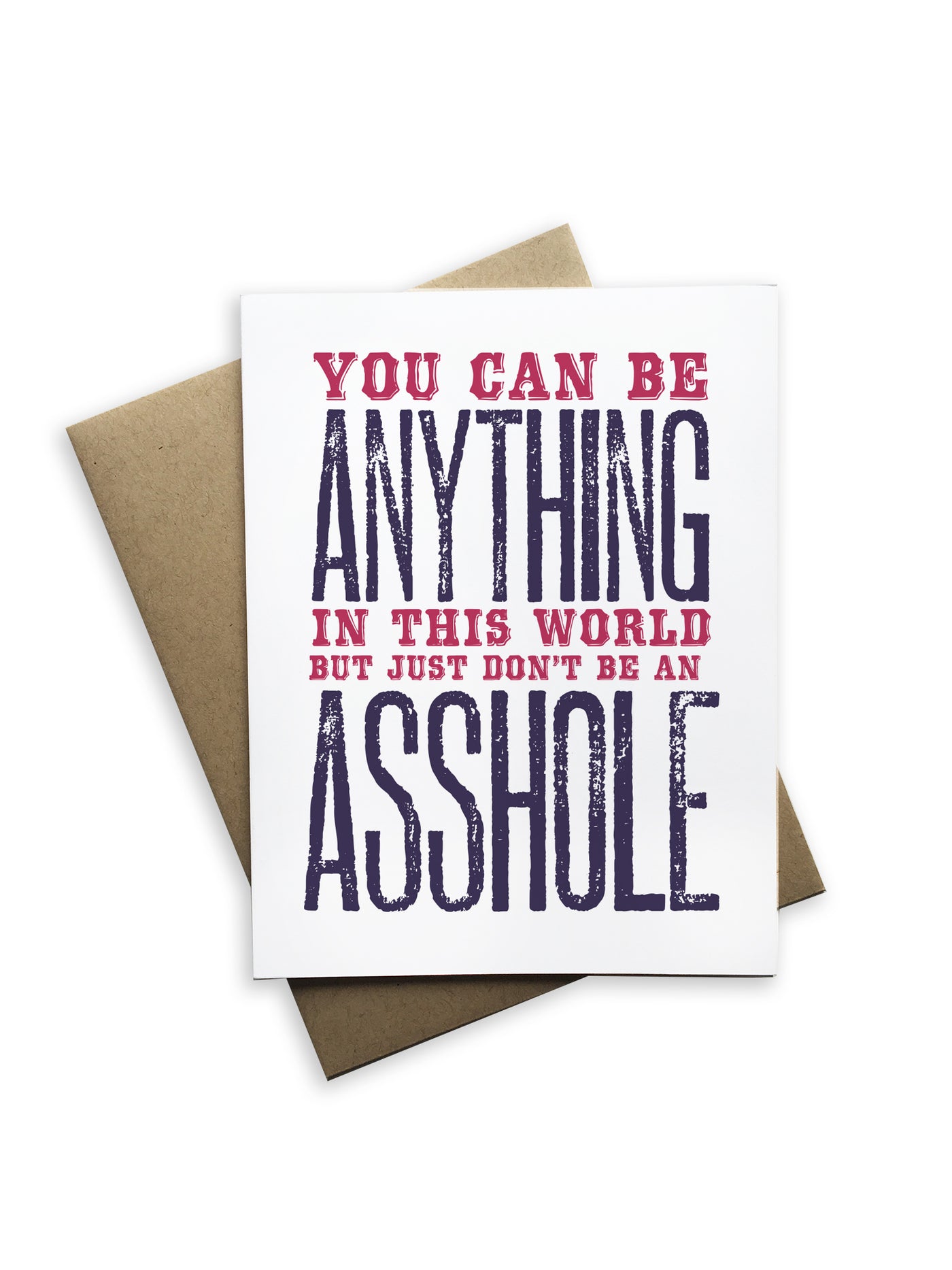 You Can Be Anything in this World Notecard