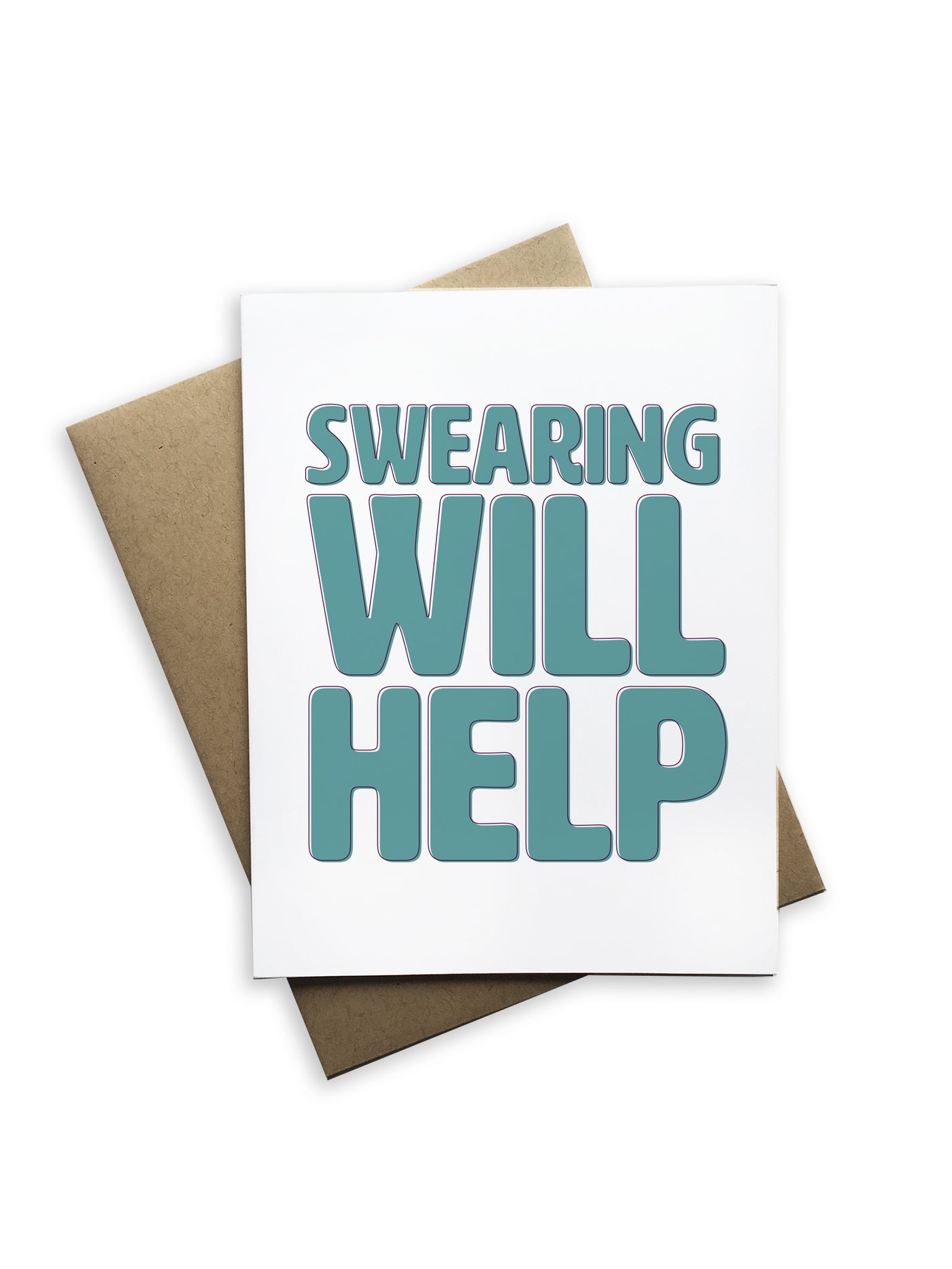 Swearing Will Help Notecard
