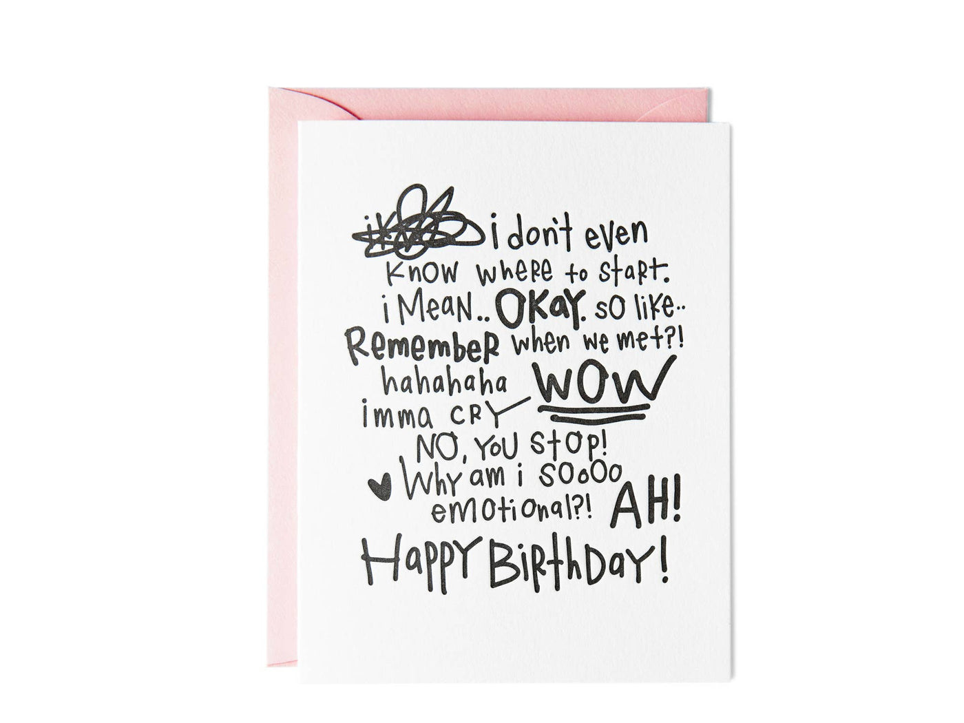 Paper Epiphanies - Imma Cry Birthday - Chelsea Leifken Collab 2.0
