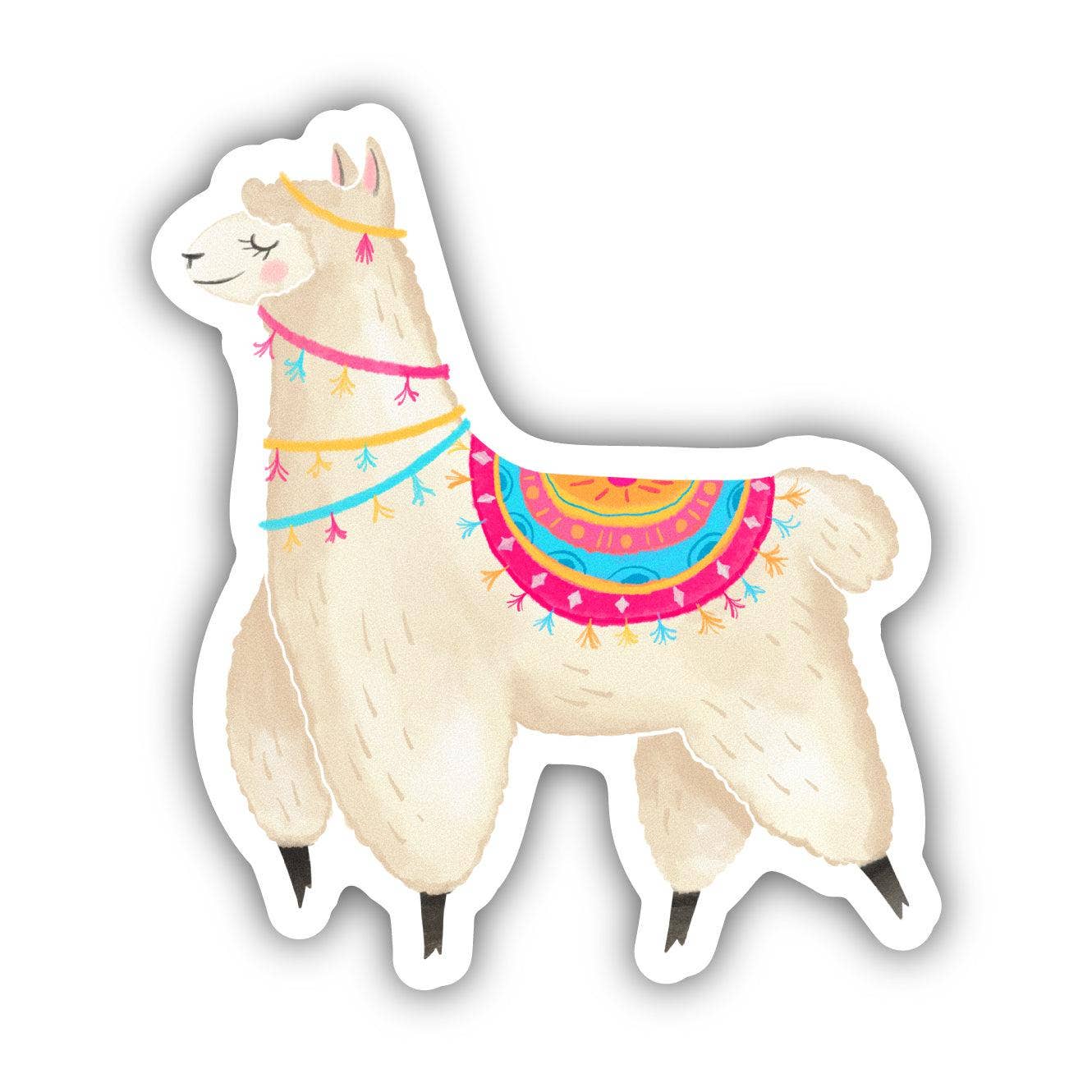 Big Moods - Cute Llama Sticker
