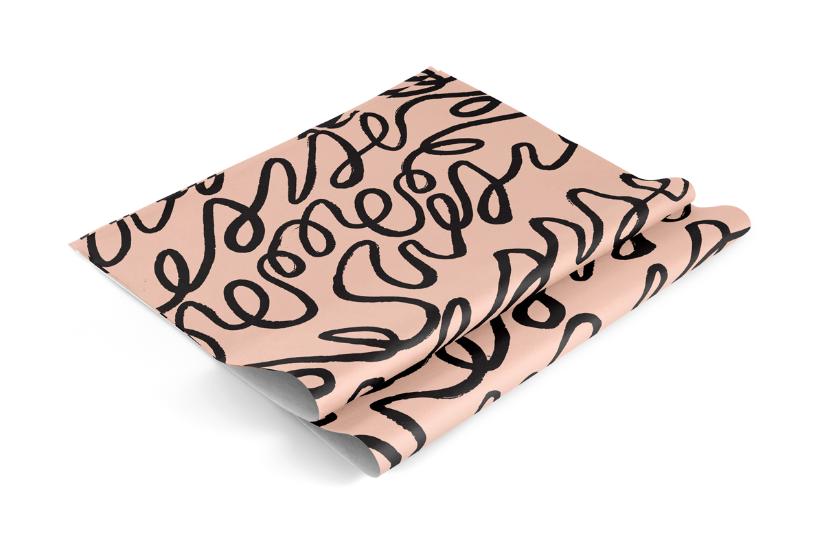 Dahlia Press - Squiggle - Gift Wrap (Single Sheets)