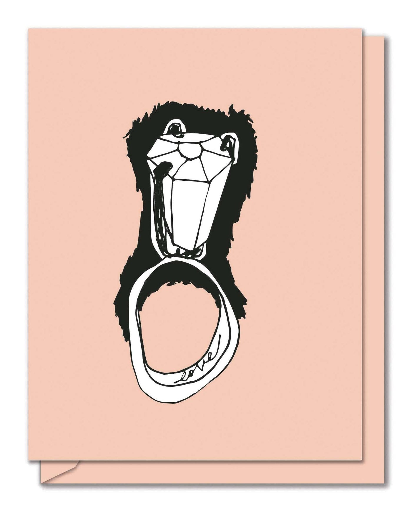 Mirthos Paper - Diamond Ring Love - Engagement, Wedding, Girl friend Card