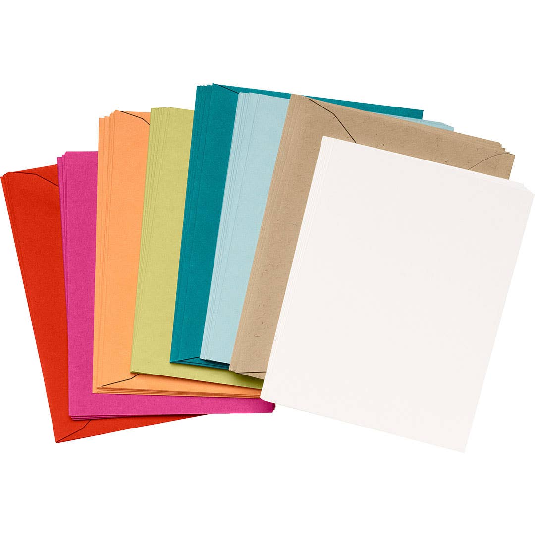 Paper Source Wholesale - PS Asst A2 Foldnote & Env S/28