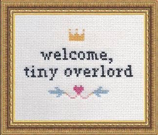 Welcome Tiny Overlord Cross Stitch