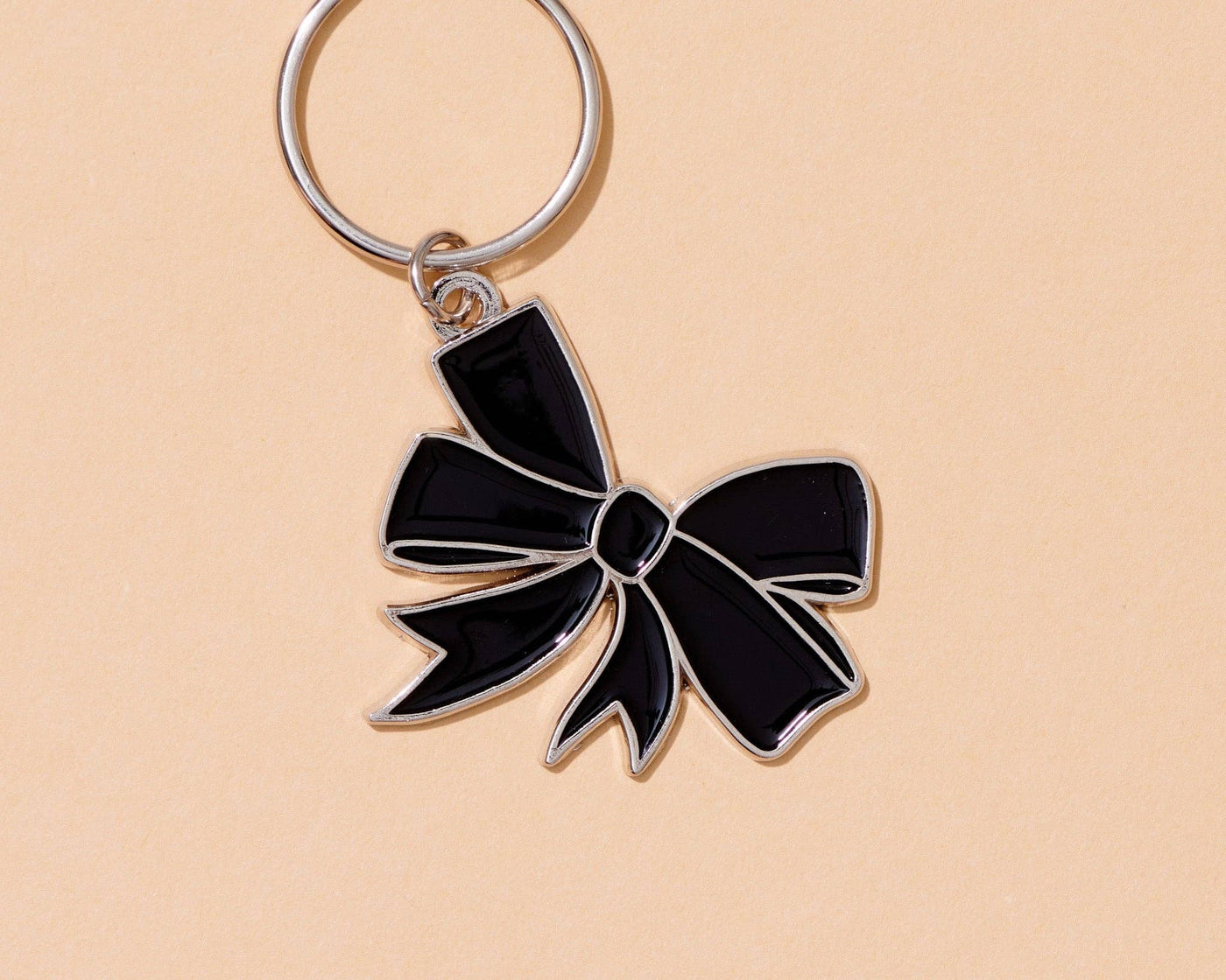 And Here We Are - Classic Bow Keychain - Valentine's Day - Barbie
