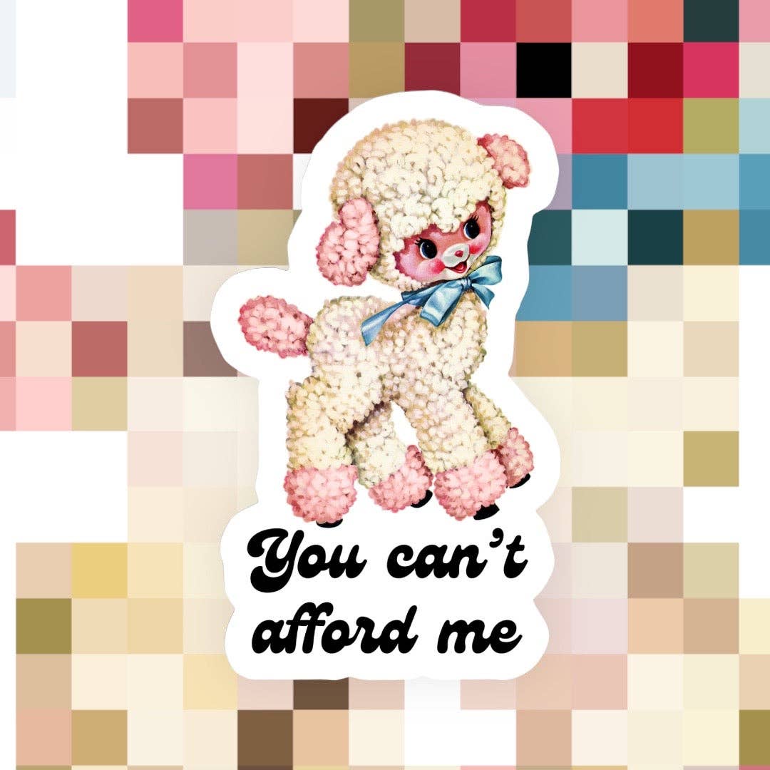 You Can’t Afford Me Sticker