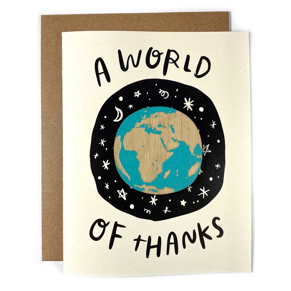 SnowMade - World of Thanks Magnet w/ Card