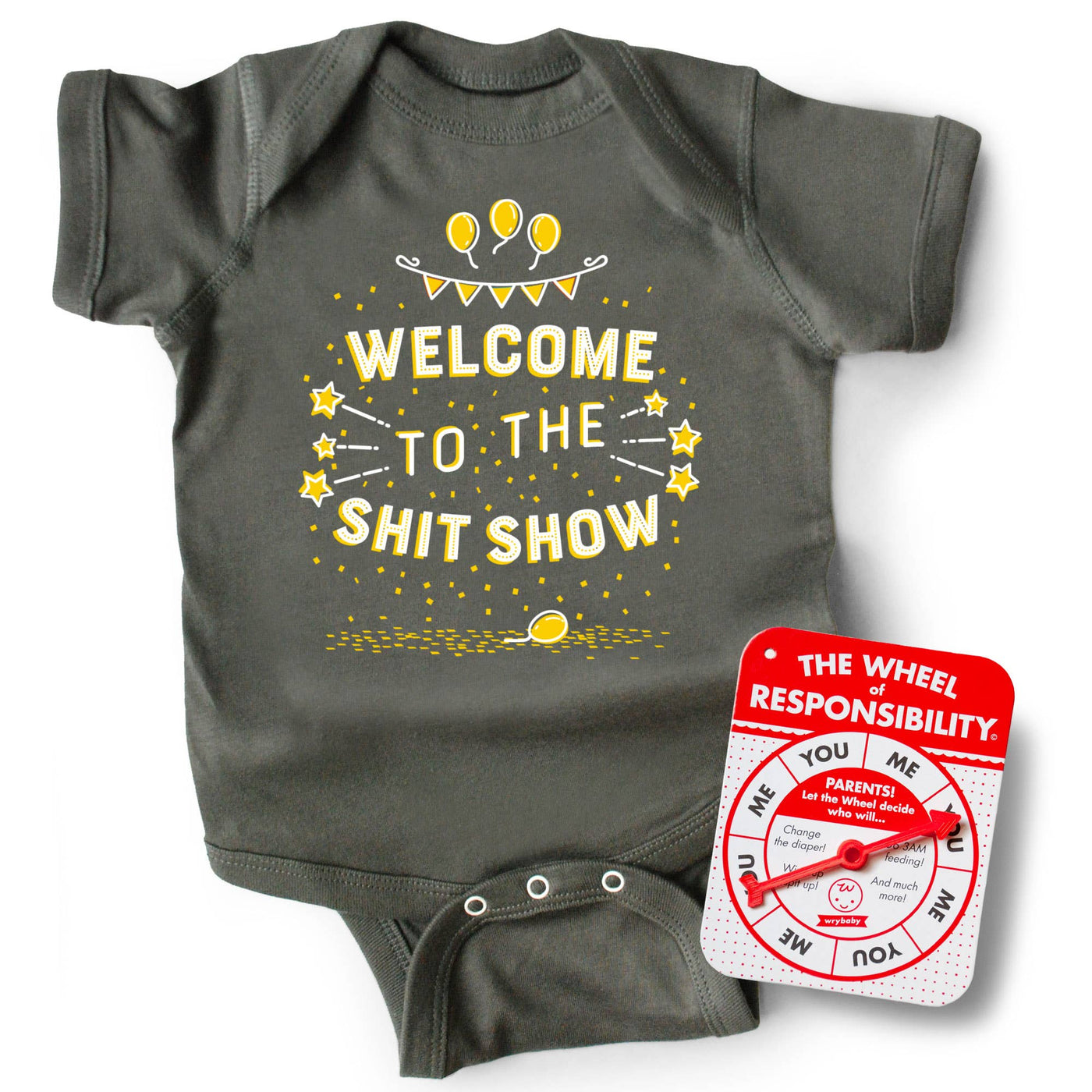 Wry Baby - Welcome to the Shit Show • Baby Bodysuit & Parent Game