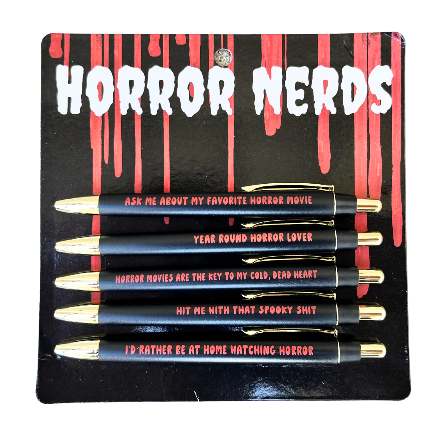 Horror Nerds 5 Pen Set