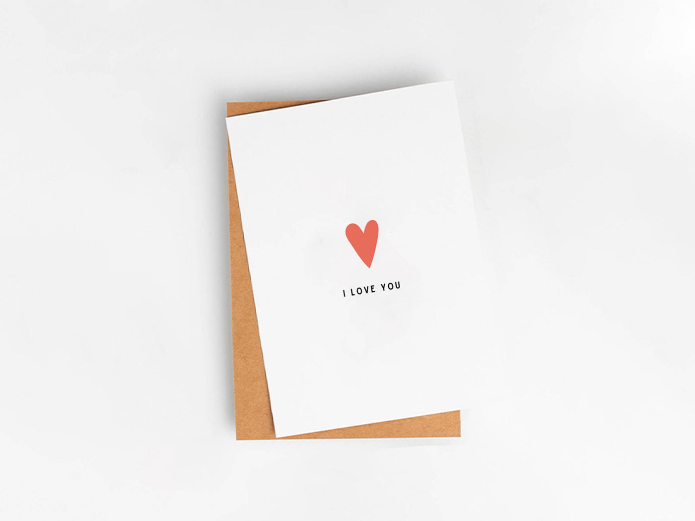 Curated for You Gifts - I Love You Minimal Card