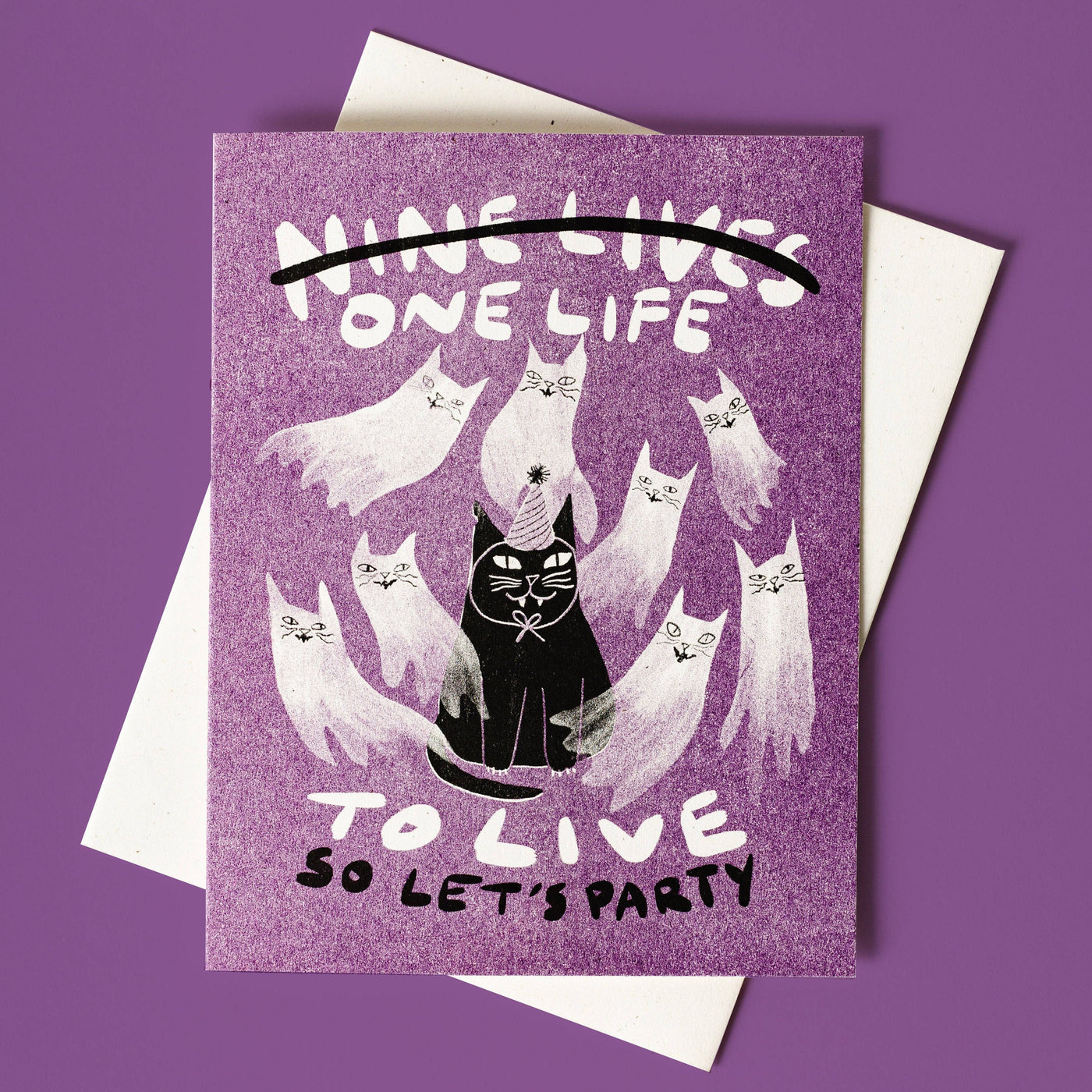 Nine Lives/One Life - Birthday Card