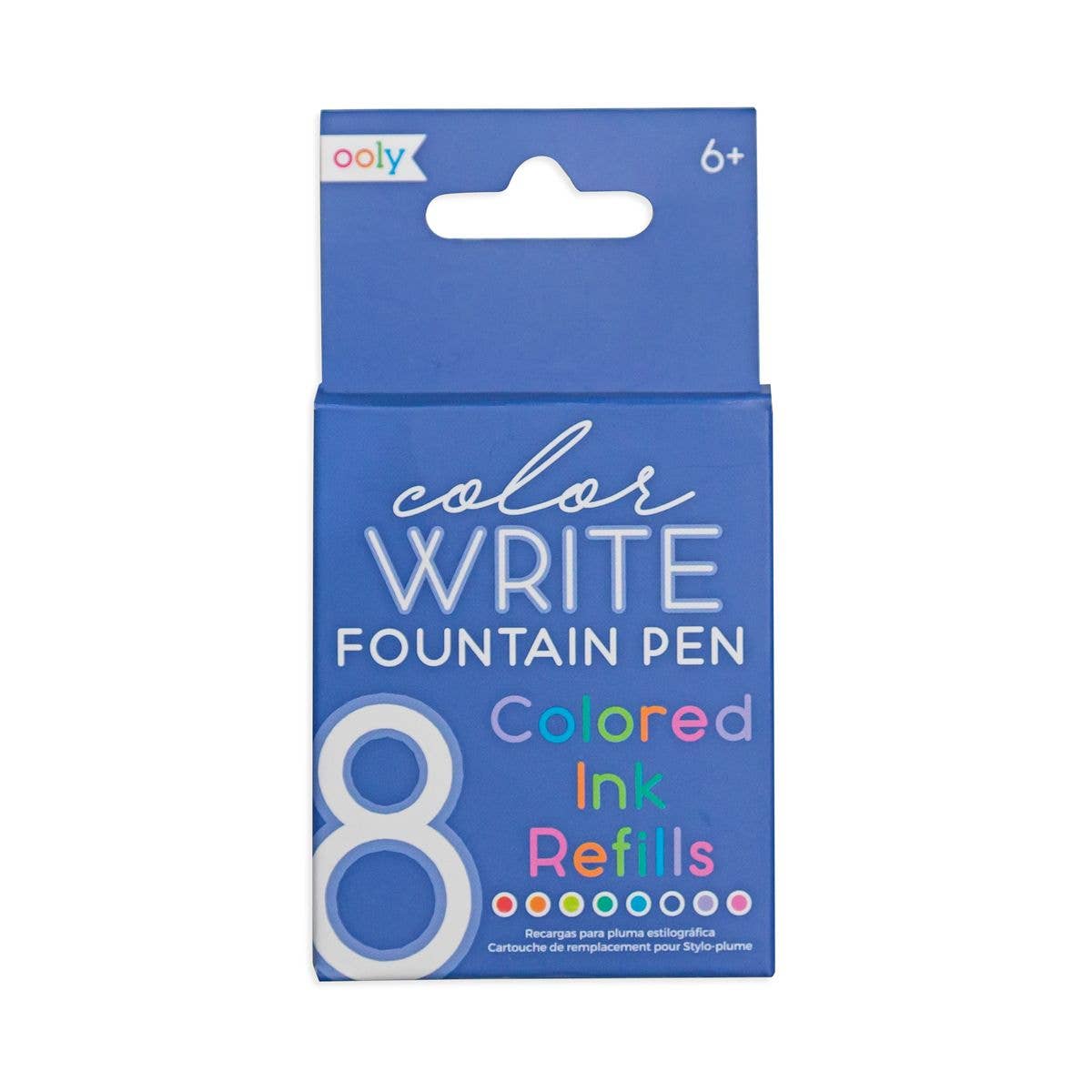 OOLY - Color Write Fountain Pens Colored Ink Refills
