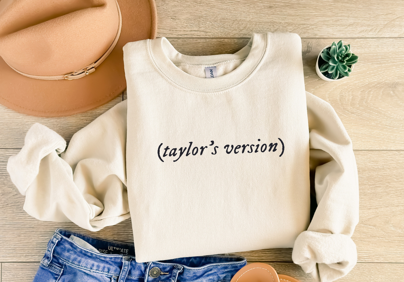 Taylor's Version Sweatshirt oversized: S / Sand